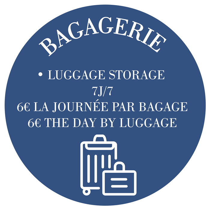 Bagagerie : consigne à bagages 7j/7 à Nice
